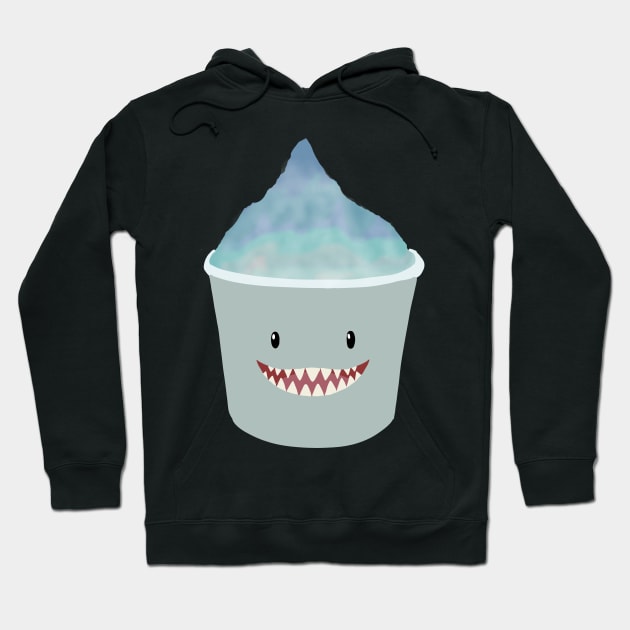 Hawaiian shaved ice shark Hoodie by Becky-Marie